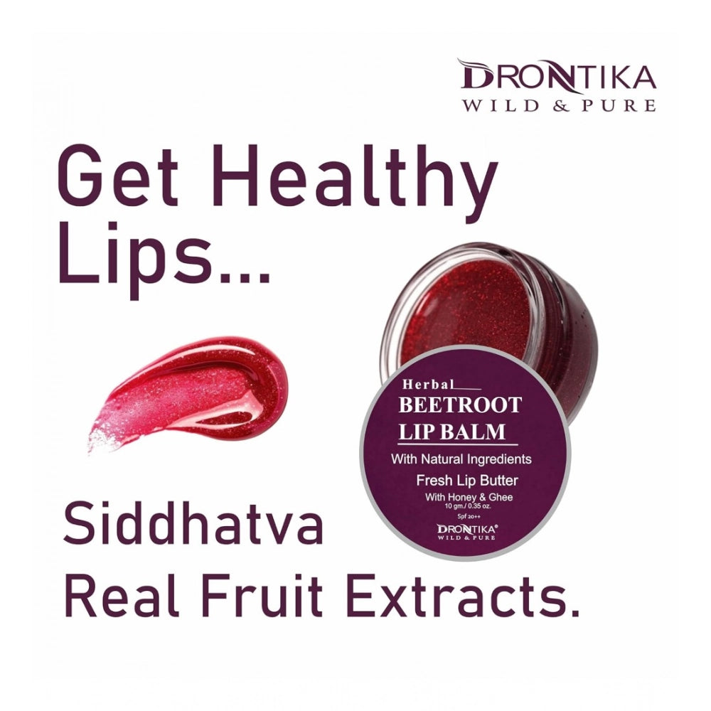 Generic Unisex Herbal Dark And Chapped Lips Beetroot Lip Balm (10gm)
