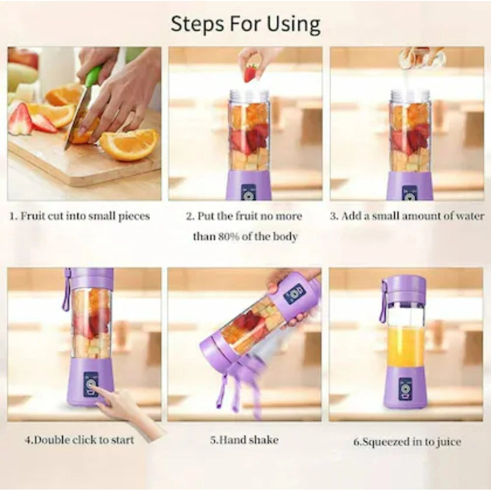 Portable USB Rechargable Juicer Blender for Smothies S Shakes
