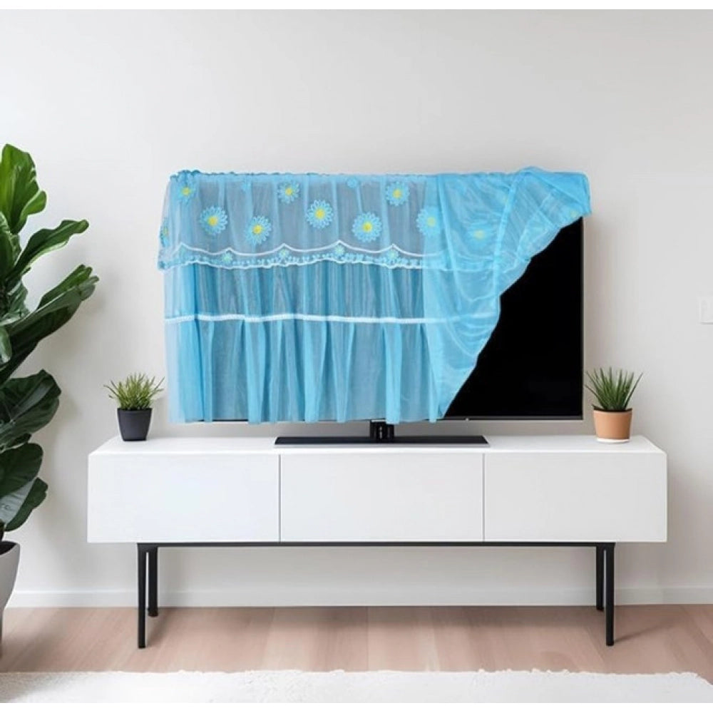 Generic Pack of 2 LED TV Cover (28-34 Inch) (40-45 Inch) (50-55 Inch) (Blue)
