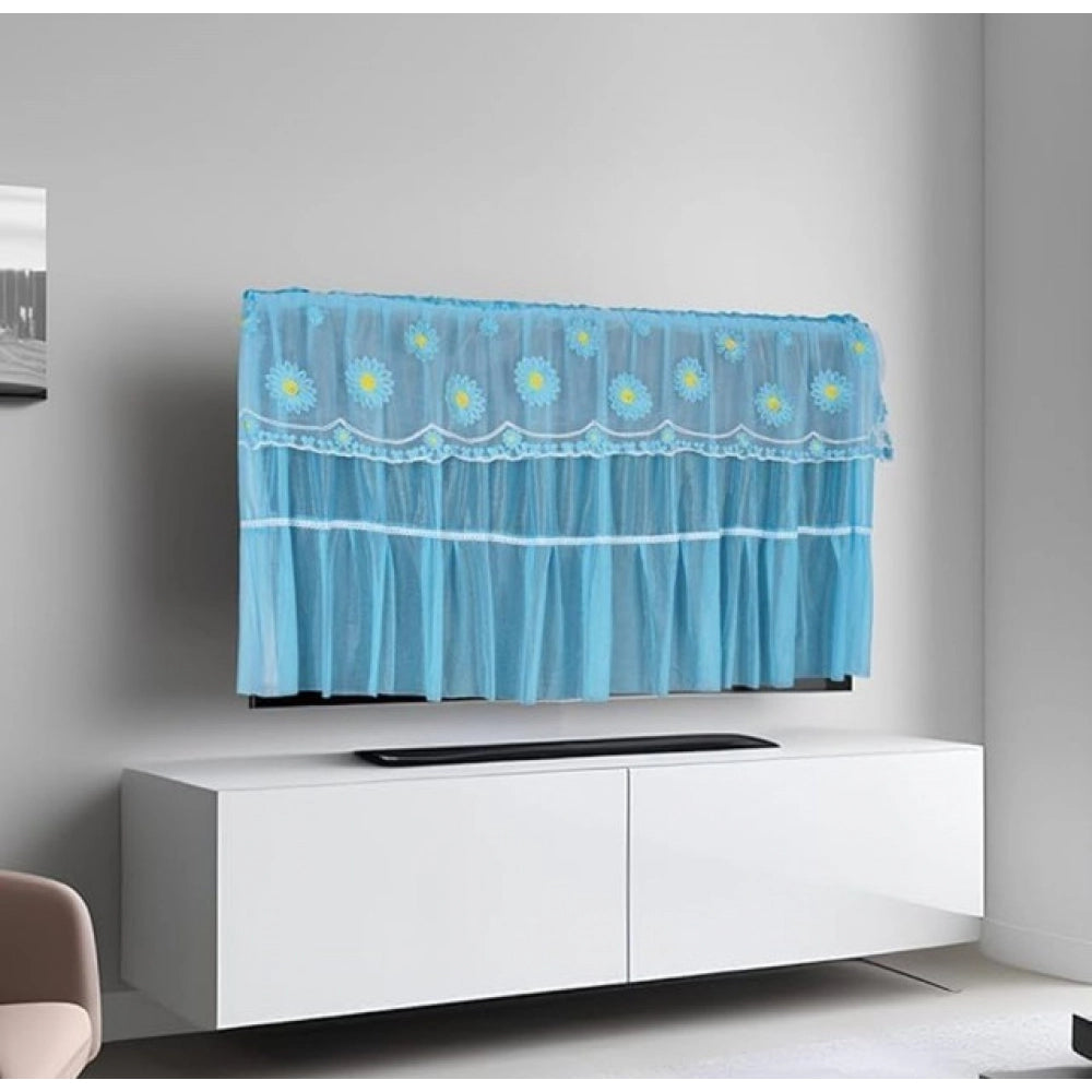 Generic Pack of 2 LED TV Cover (28-34 Inch) (40-45 Inch) (50-55 Inch) (Blue)