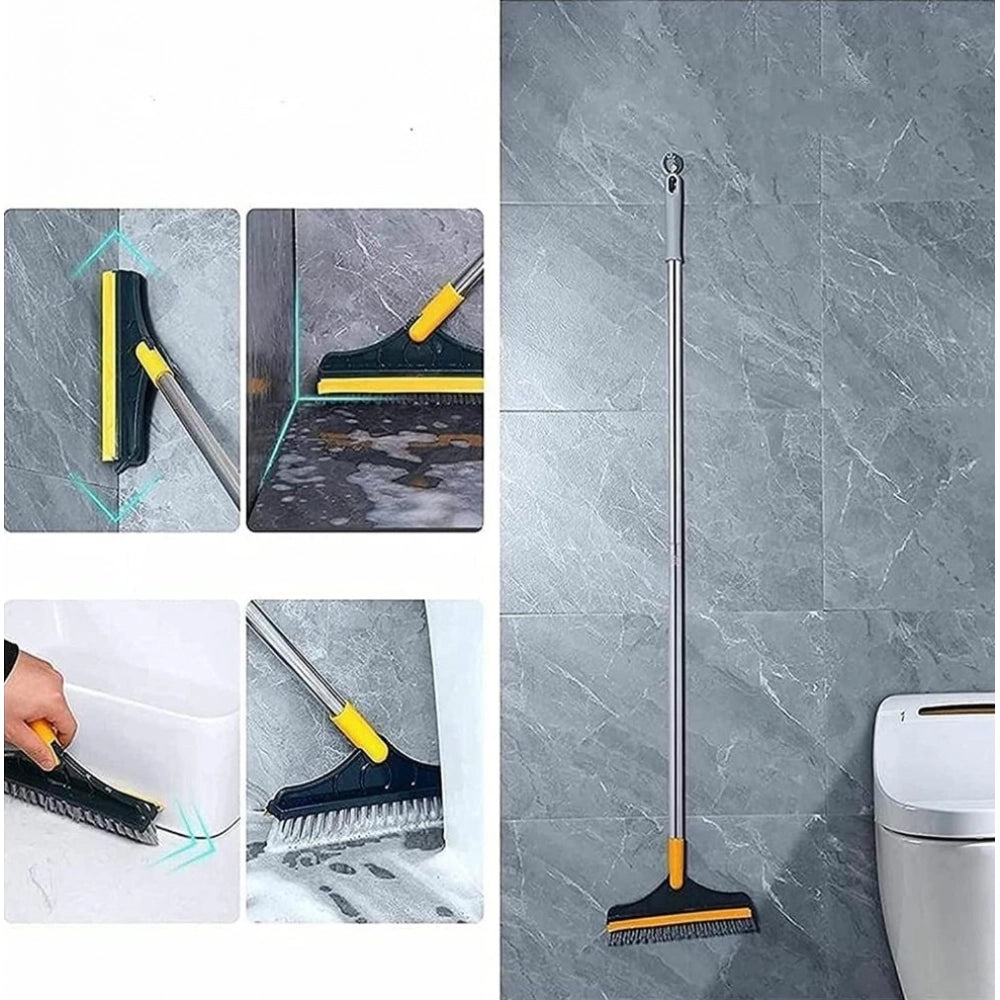 Generic Pack of 2 2 in 1 Scrape Floor Scrubbing Brush (Multicolor)