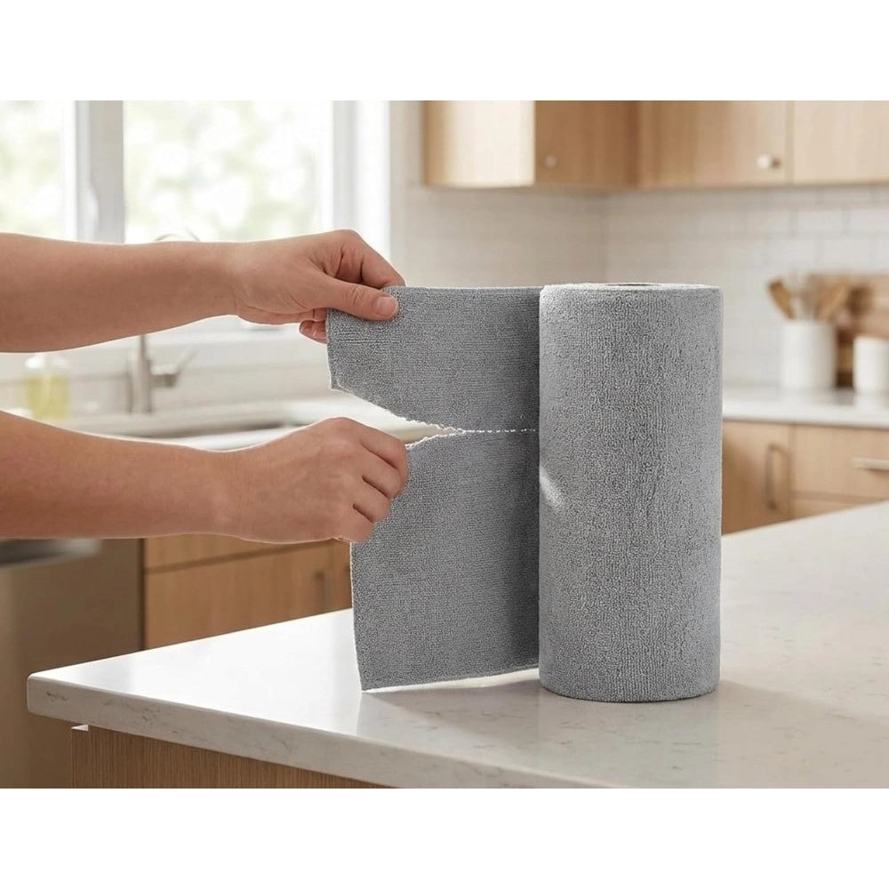 Generic Pack of 2 Microfiber Cleaning Cloth (Grey)