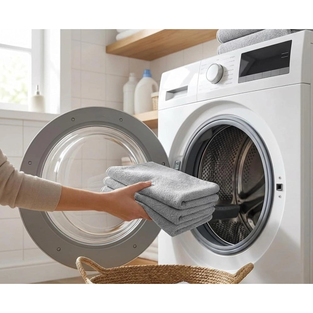 Generic Pack of 2 Microfiber Cleaning Cloth (Grey)