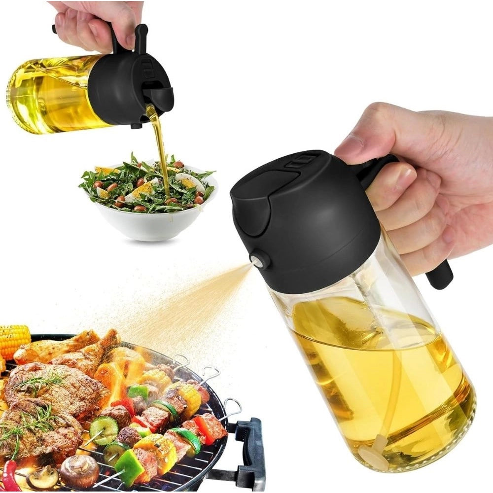 Generic Pack of 2 2 in 1 Oil Dispenser (Black)