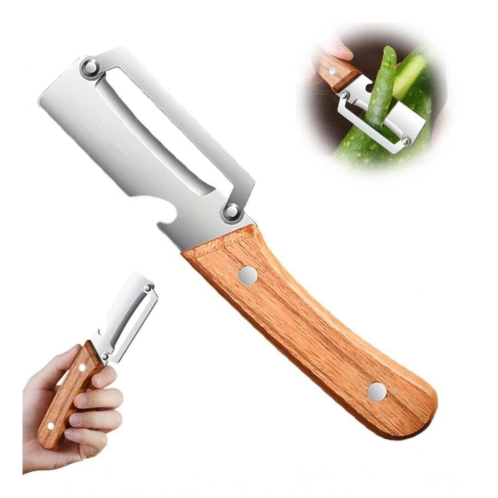 Generic Pack of 2 Multi Functional Vegetable Peeler (Multicolor)