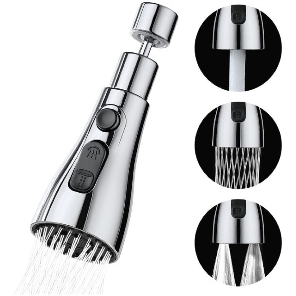 Generic 360 Degree Movable Faucet (Silver)