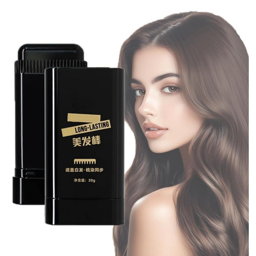 Generic 2 in 1 Hair Color Stick (Black)
