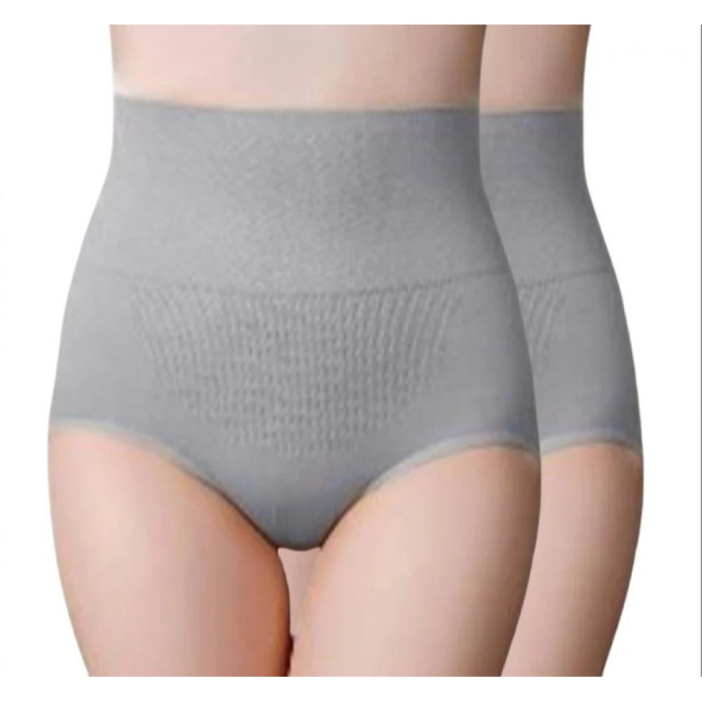 Generic Pack of 2 229 Women's High-Waisted Briefs (Multicolor)
