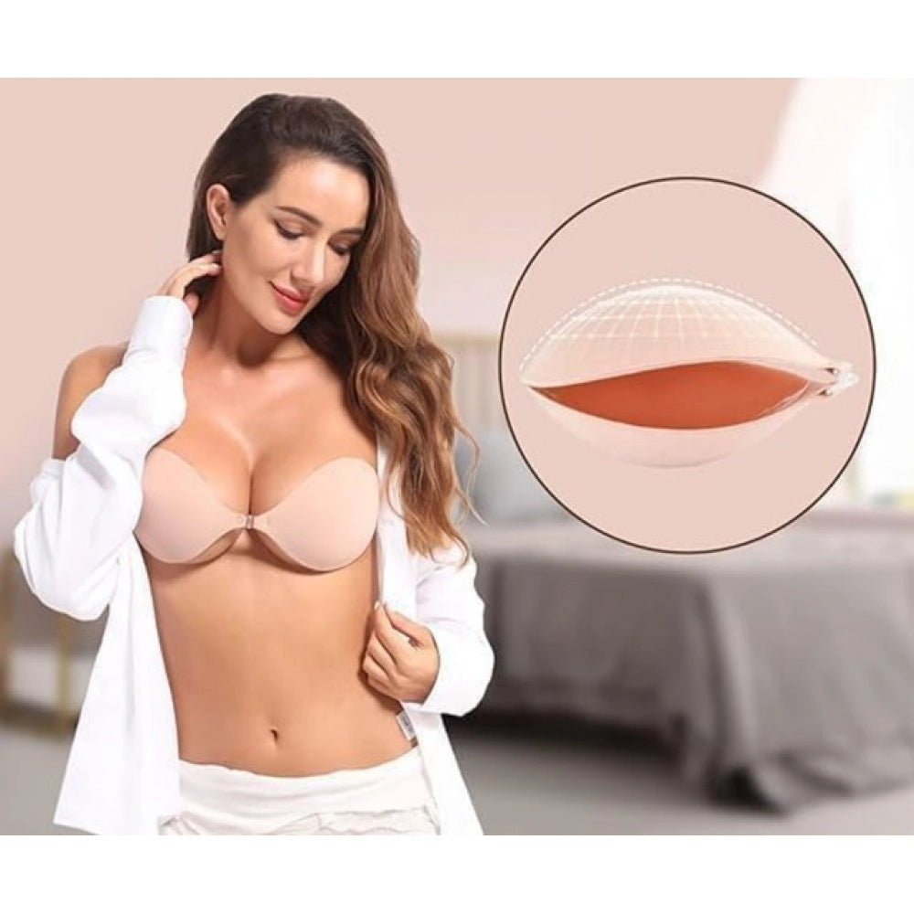 Generic Pack of 2 Bra Pads (Beige-Black)