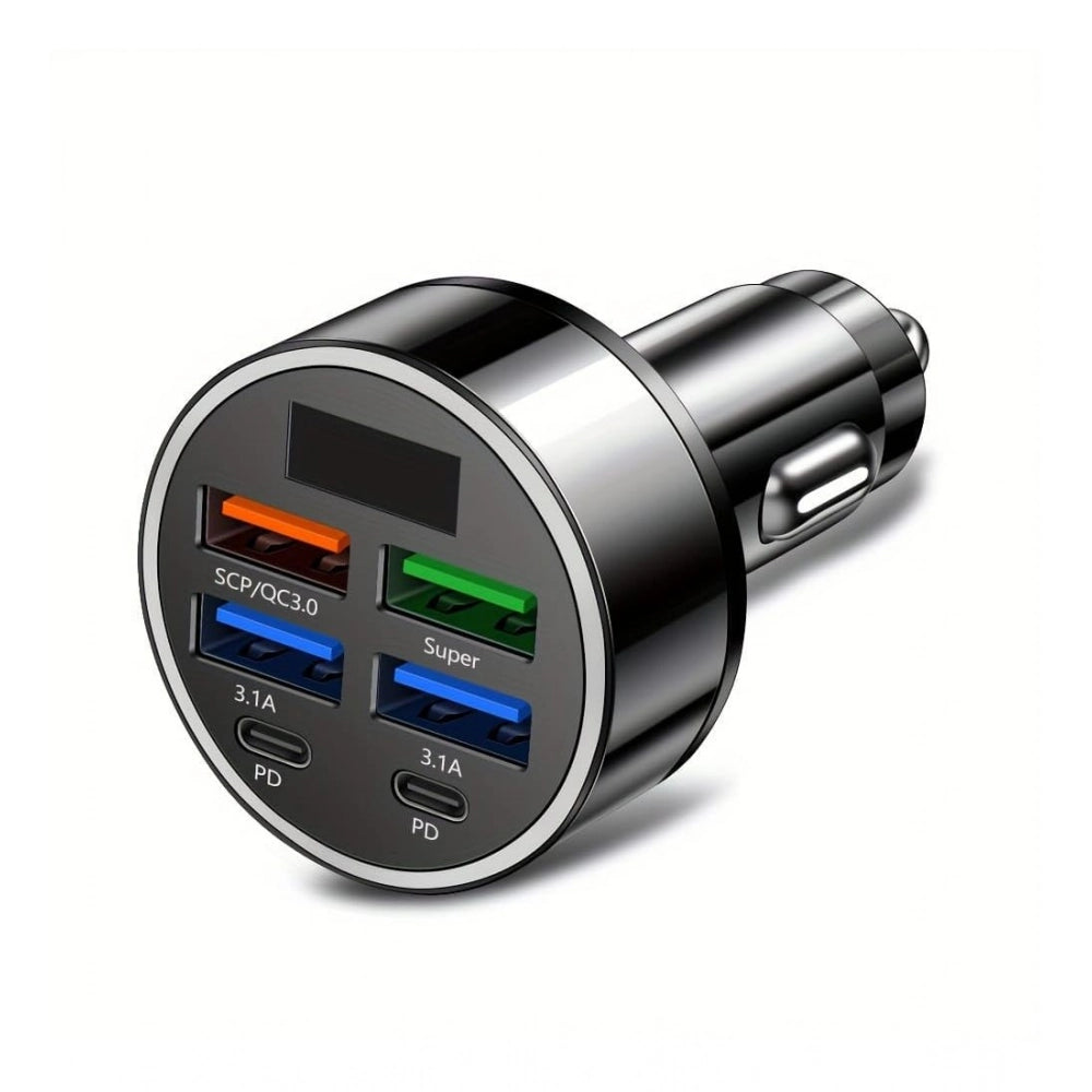 Generic Pack of 2 6 In 1 Car Charger (Black)
