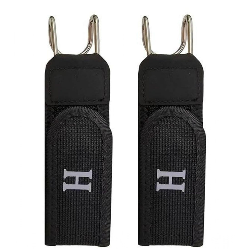 Generic Pack of 2 Buckle Less Belt Pair (Black)