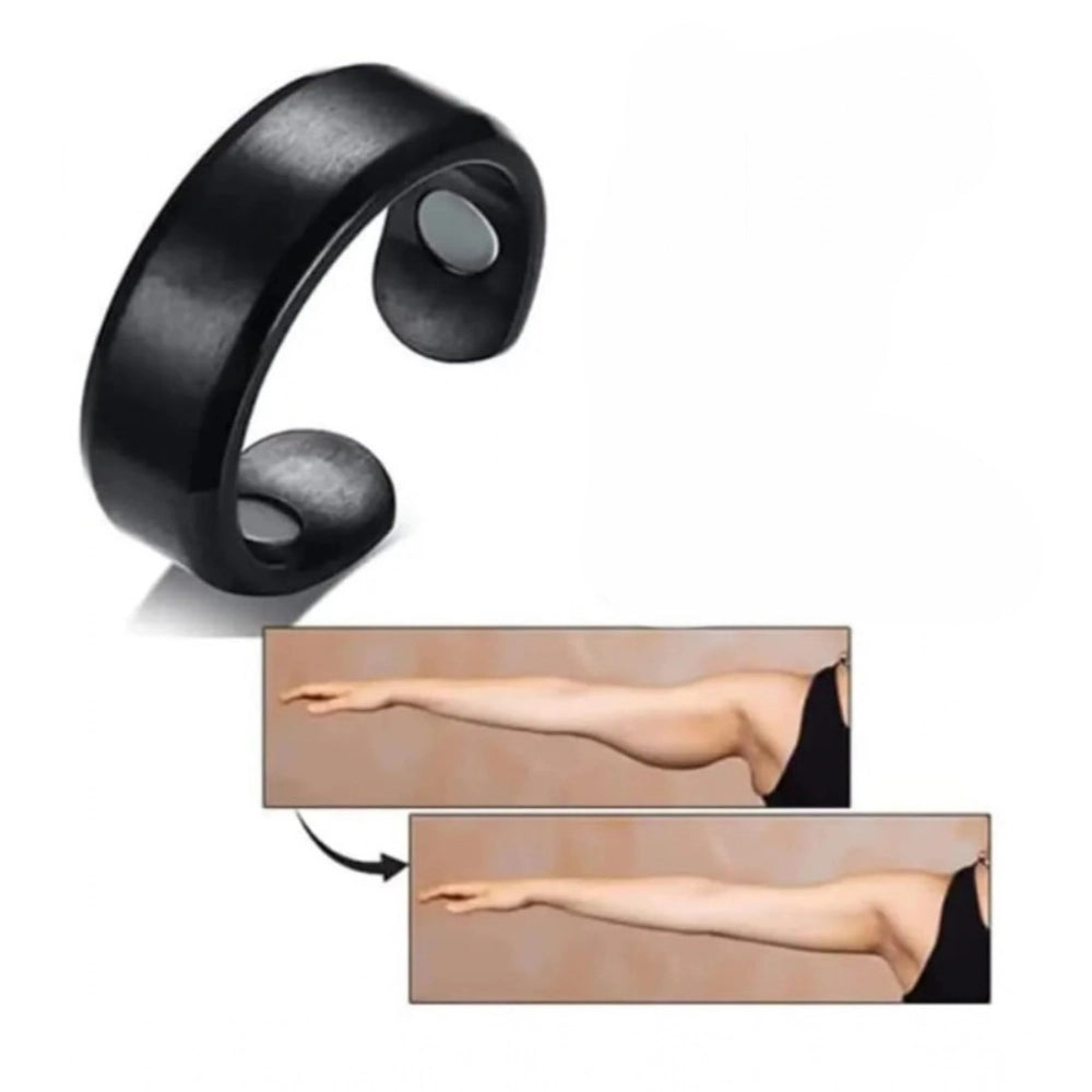 Generic Pack of 3 Beauty Therapy Blood Sugar Control Ring (Black)