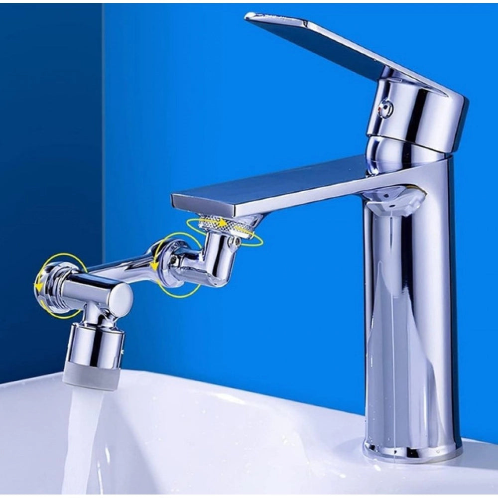 Generic Pack of 2 1080 Degree Rotate Faucet (Silver)