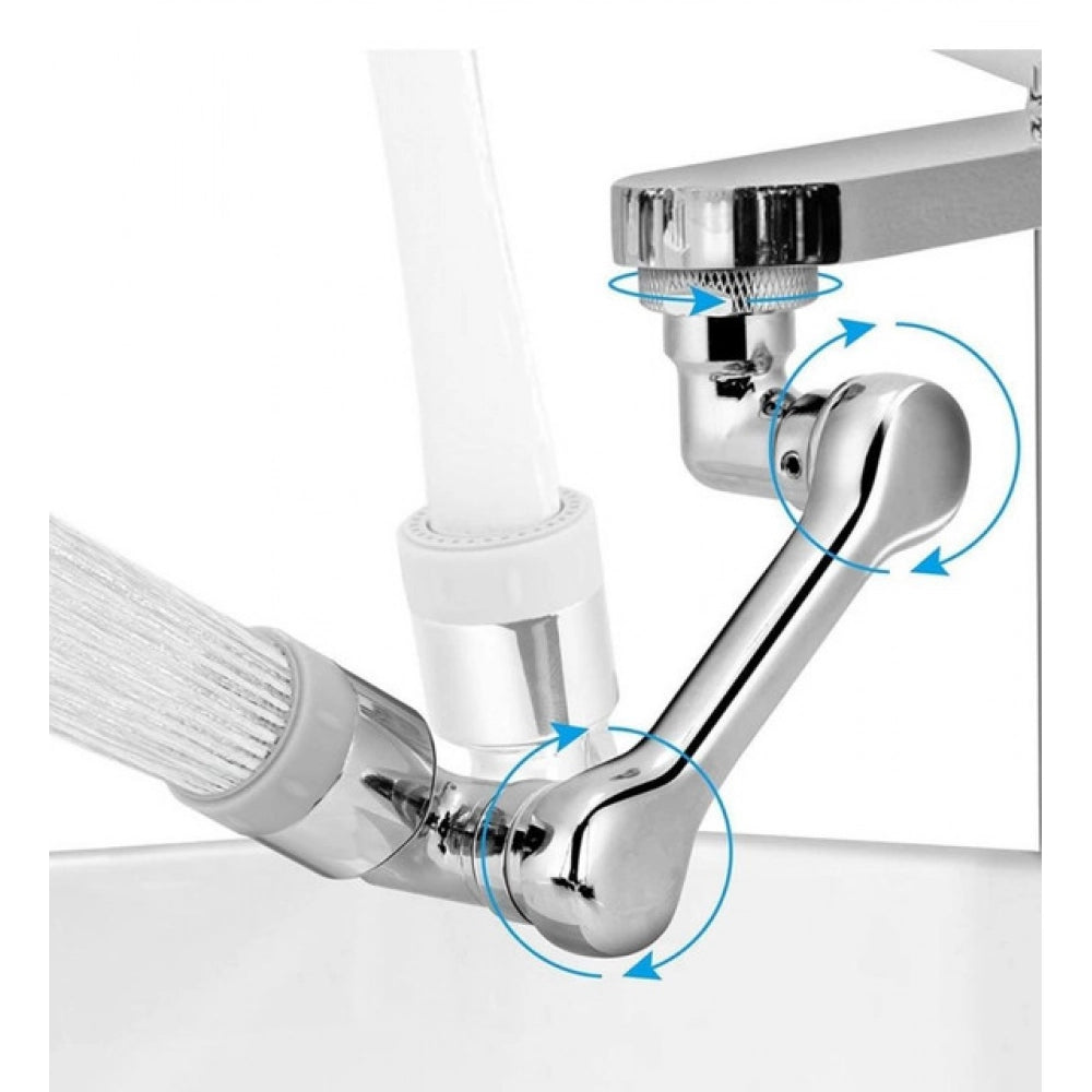 Generic Pack of 2 1080 Degree Rotate Faucet (Silver)