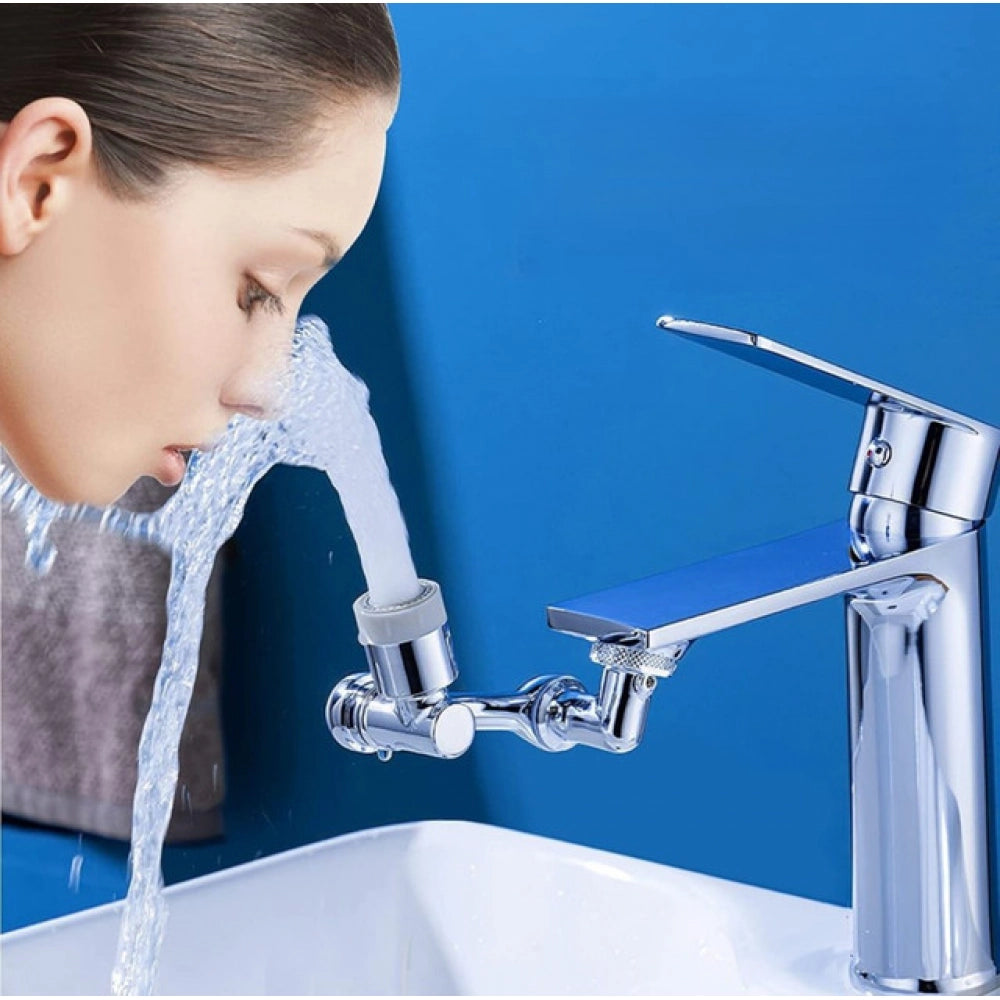 Generic Pack of 2 1080 Degree Rotate Faucet (Silver)
