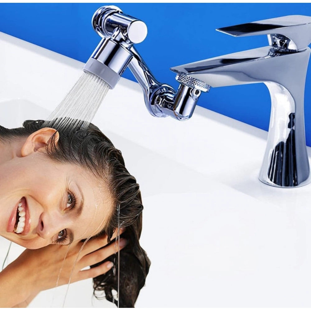 Generic Pack of 2 1080 Degree Rotate Faucet (Silver)