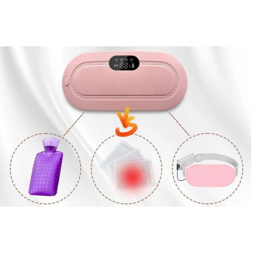 Generic Menstrual Heating Pad Massager (Pink)