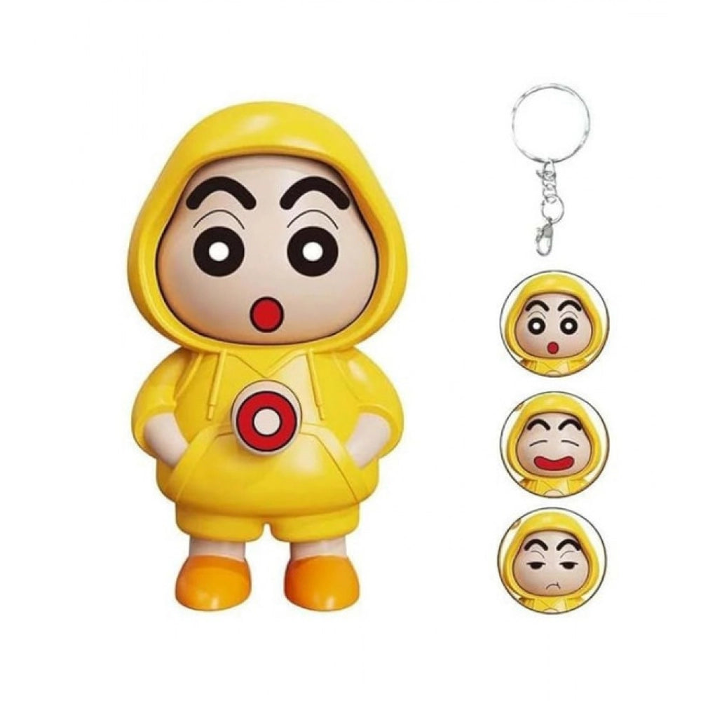 Generic Pack of 3 Shinchan Keychain (Yellow)