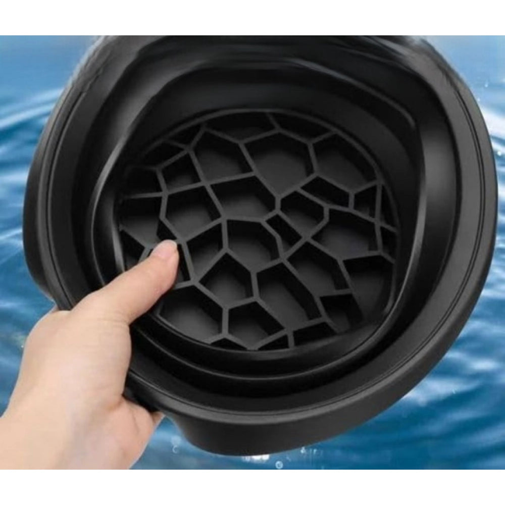 Generic Silicon Ice Face Bowl (Black)