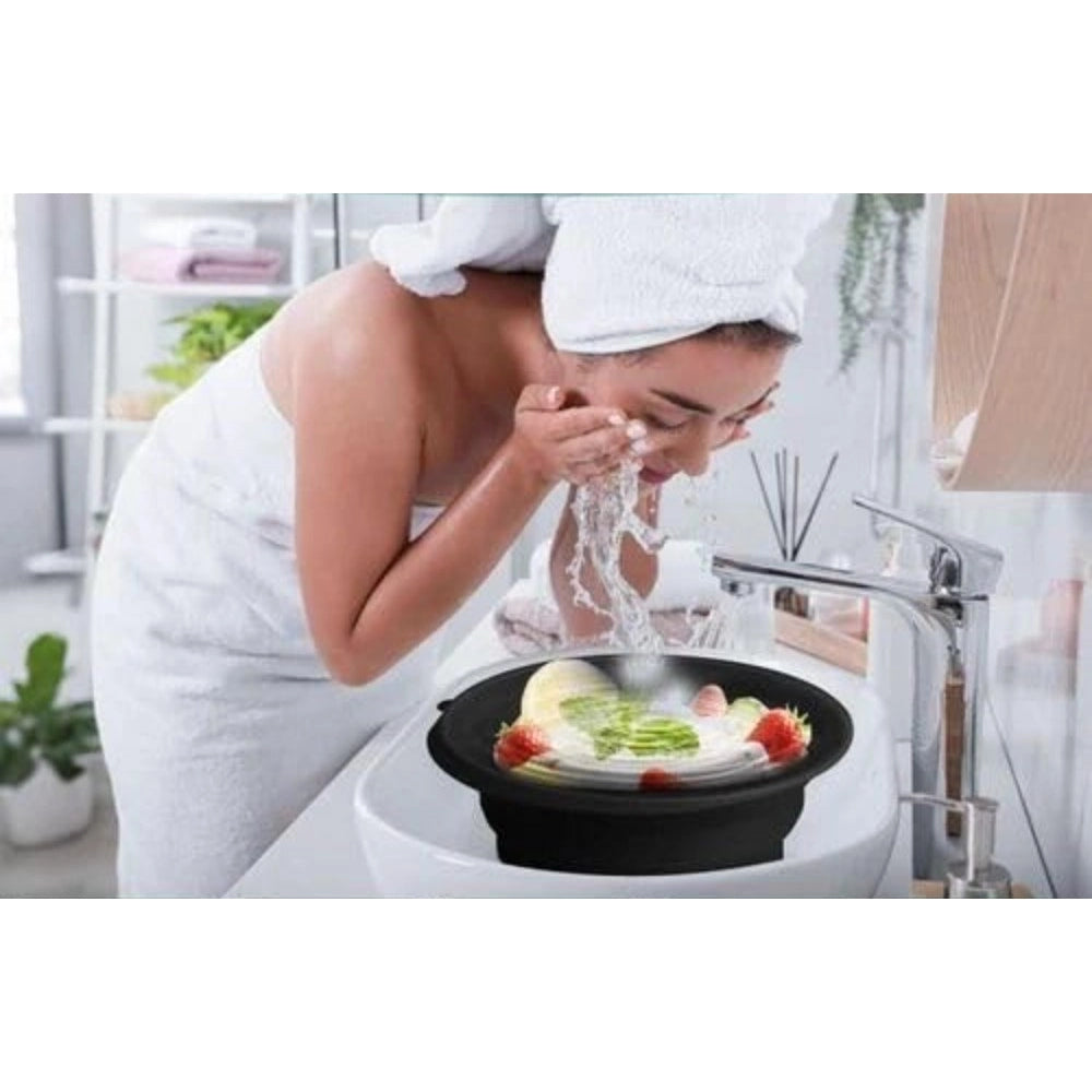Generic Silicon Ice Face Bowl (Black)