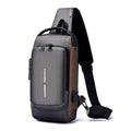 Generic Waterproof Sling Cross Backpack Bag (Black)