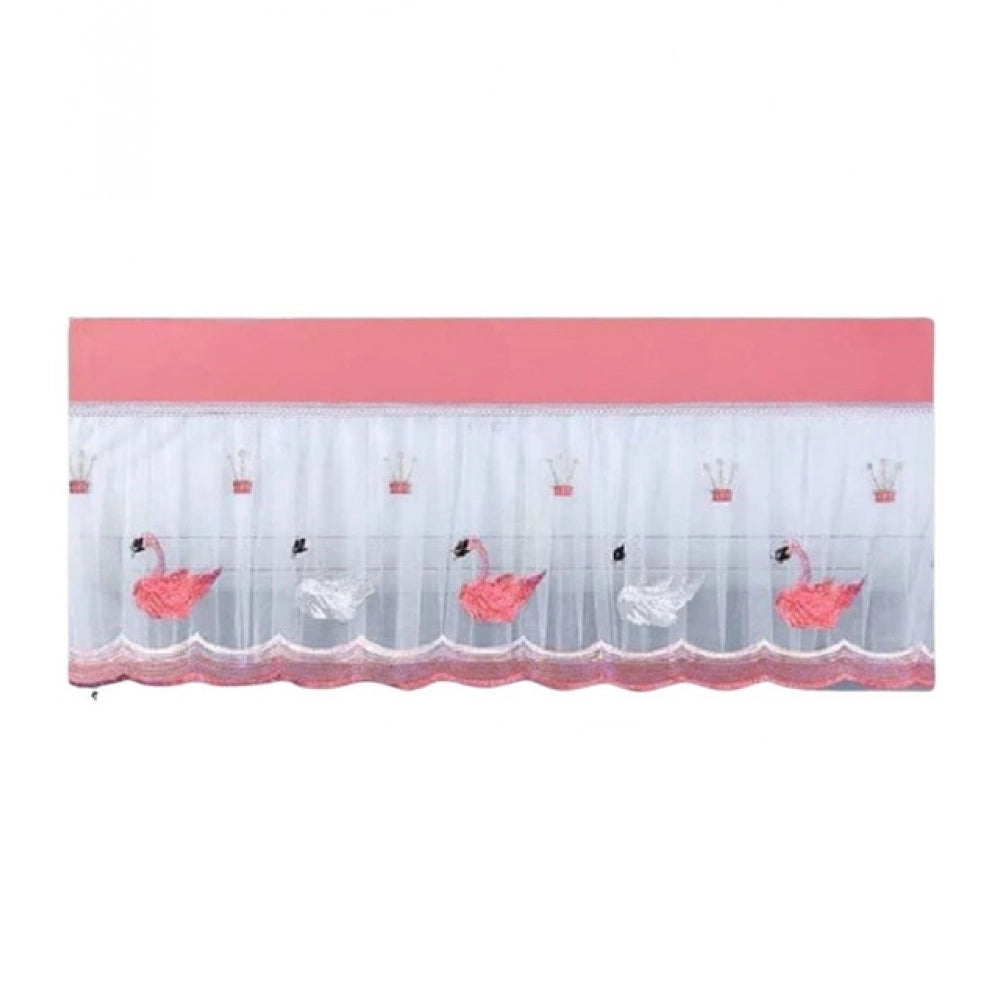 Generic Pack of 2 AC Cover 1 And 1.5 Ton (Pink-White)