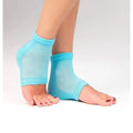 Generic Pack of 2 Half Gel Cotton Heel Socks (Blue)