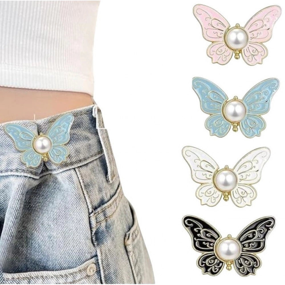 Generic Pack of 3 Jeans Clip Butterfly (Multicolor)