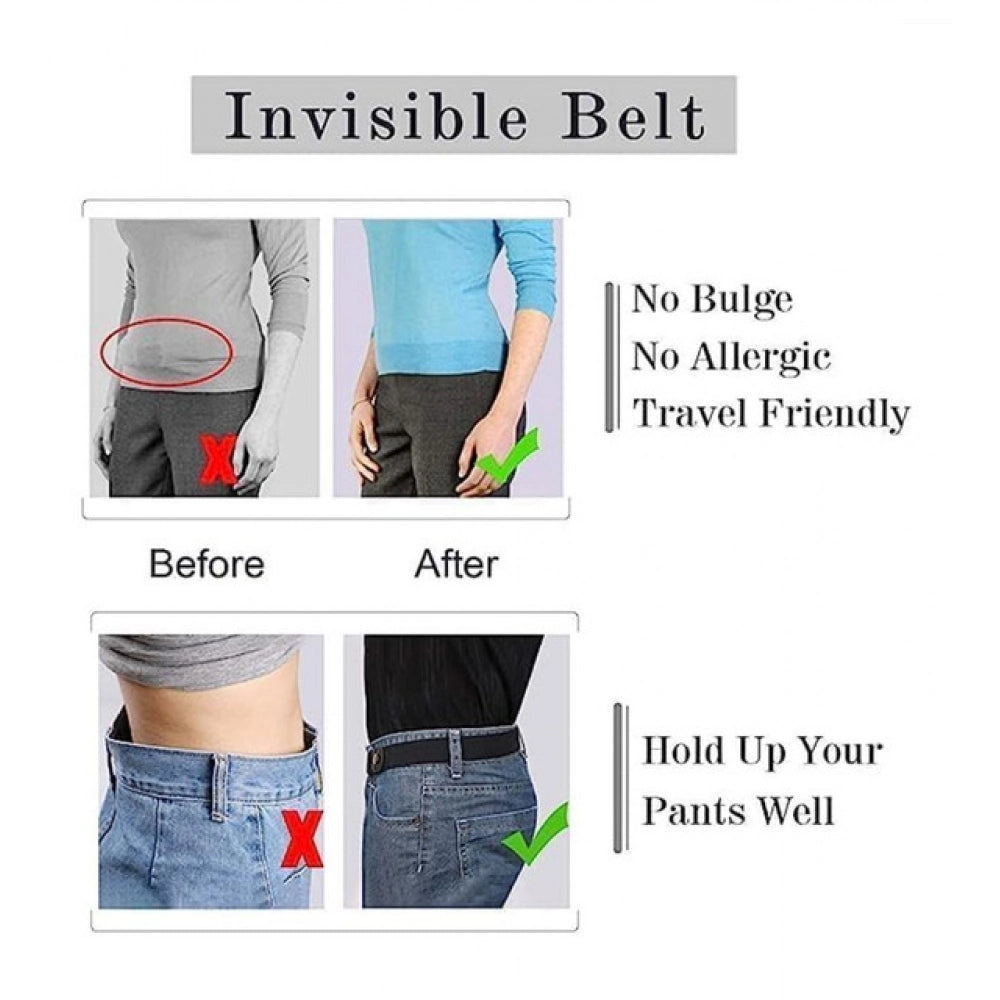 Generic Pack of 2 Elastic Belt (Multicolor)