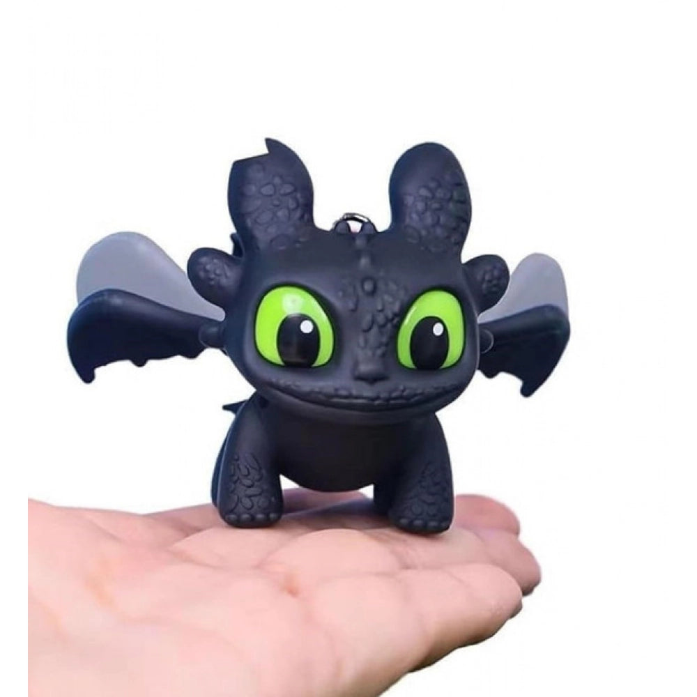Generic Night Fury Dragon Keychain (Black)