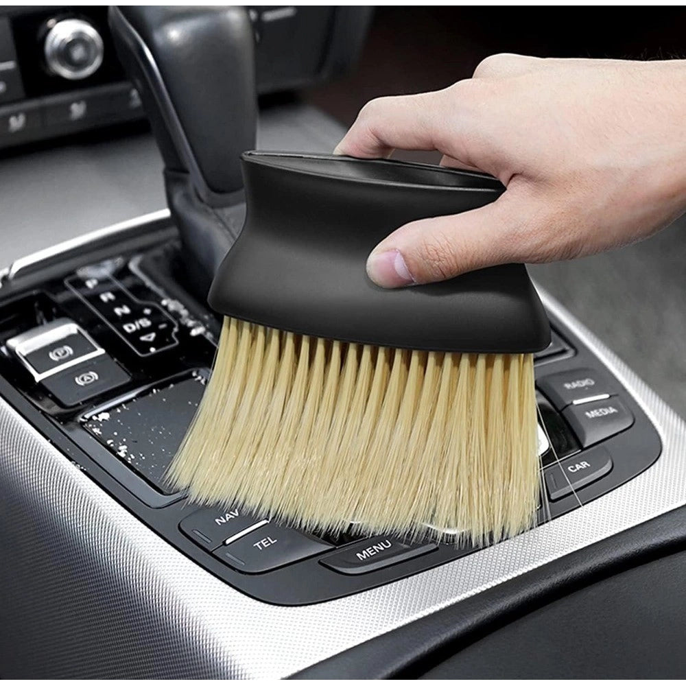 Generic Pack of 3 Car Dashboard Cleaning Brush (Black)
