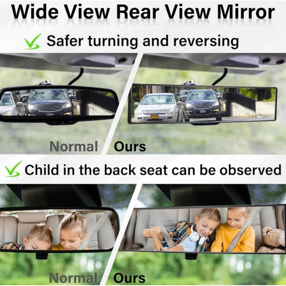 Generic Rear View Mirror (Black)