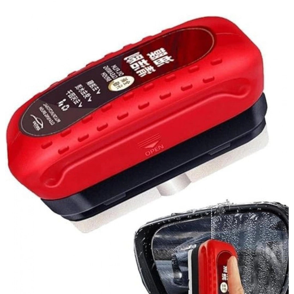 Generic Pack of 3 Automotive Oil Film Cleaning Brush (Red-Black)