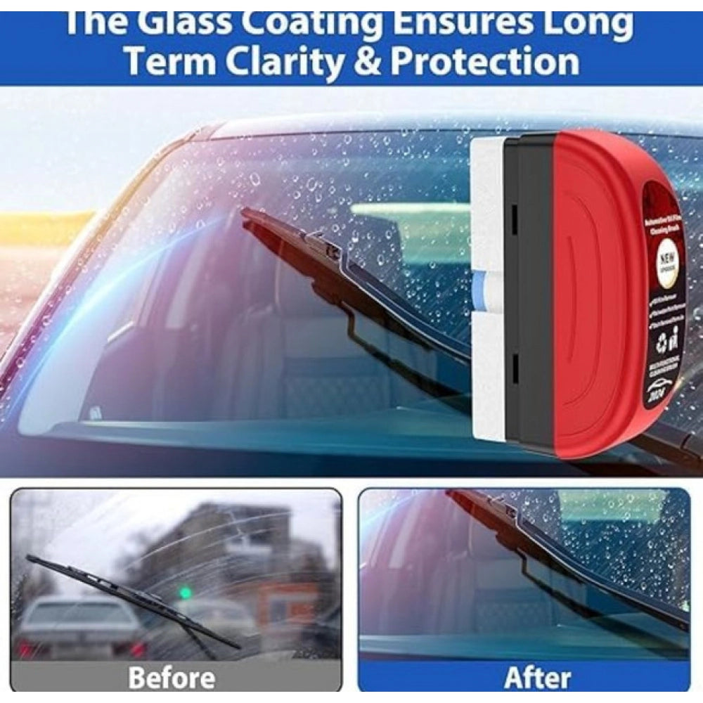 Generic Pack of 3 Automotive Oil Film Cleaning Brush (Red-Black)