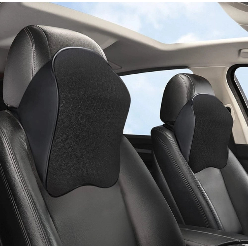 Generic Memory Foam Car Headrest Pillow (Black)