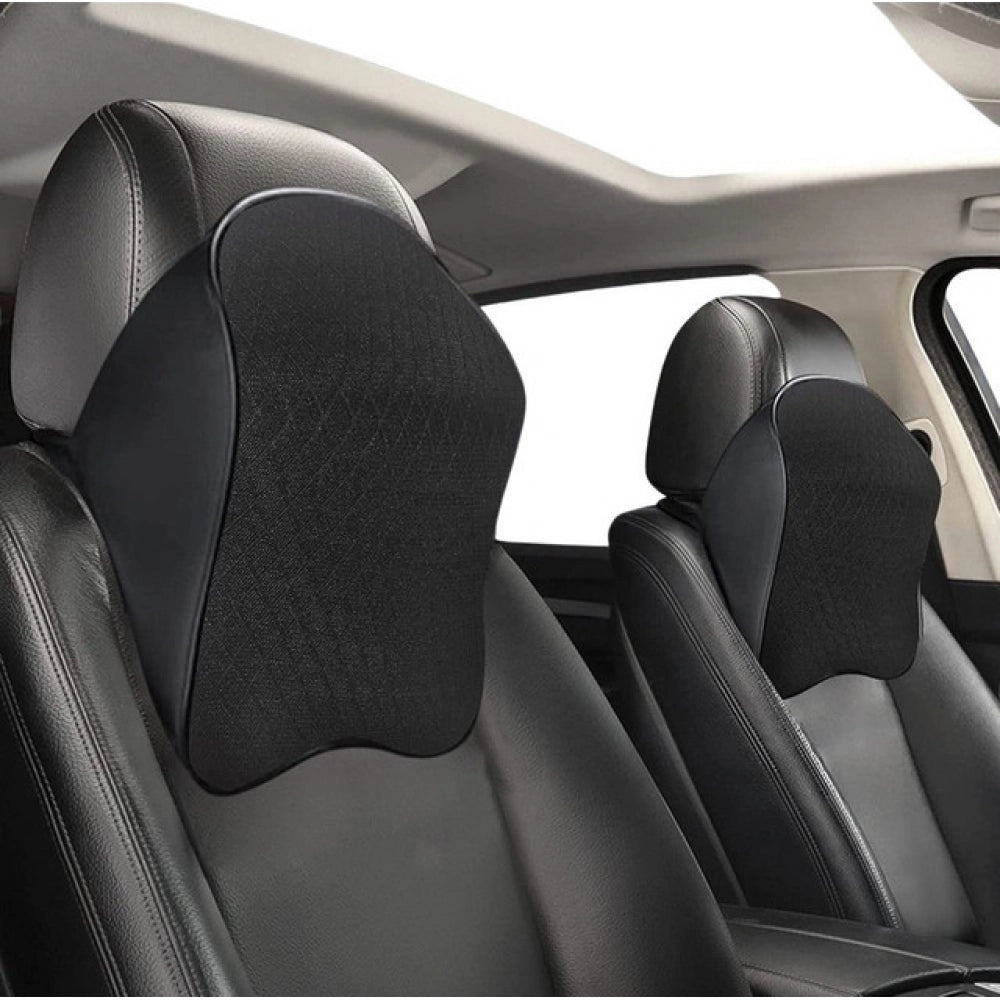 Generic Memory Foam Car Headrest Pillow (Black)