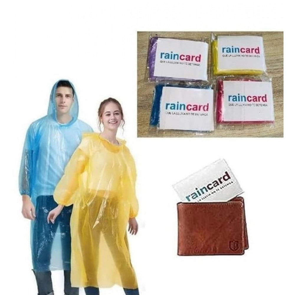 Generic Pack of 10 Rain Card (Multicolor)
