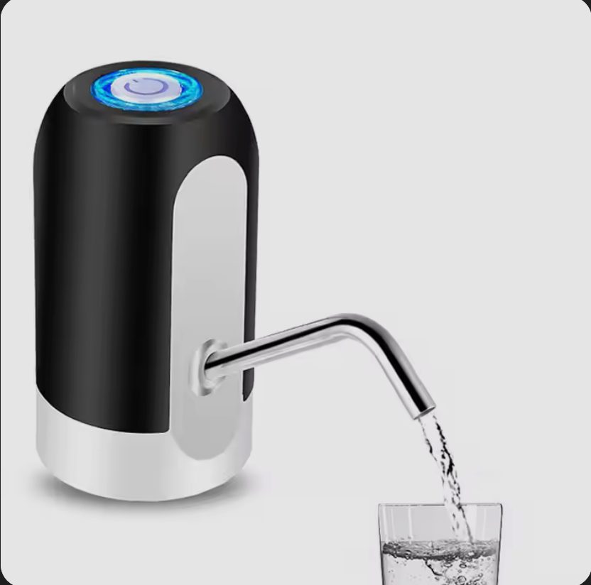 Automatic Water Dispenser Pump – USB Rechargeable Portable Water Bottle Pump Description