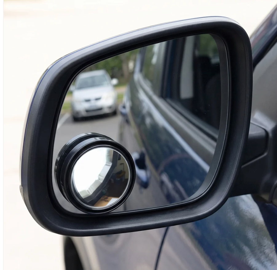Round Blind Spot Mirror Wide Angle Rear view For car 360 Degree {2 Pc Set / Mix color}