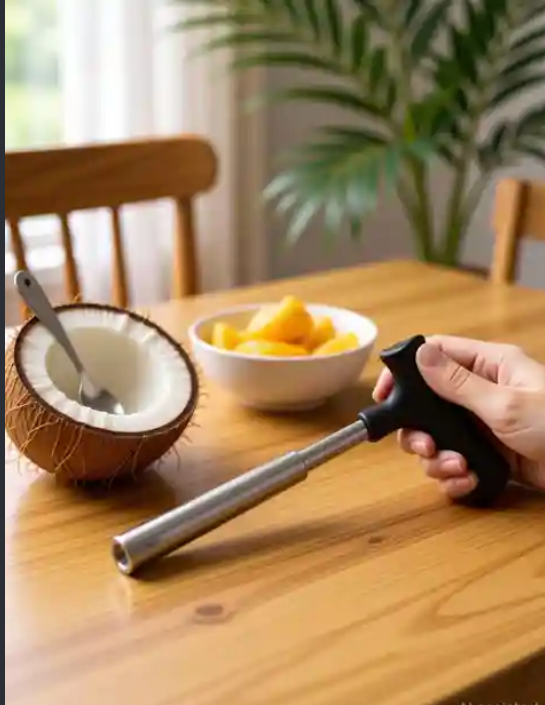 Coconut Opener & Coconut Cutting Tool – Easy & Safe Coconut Opening Tool